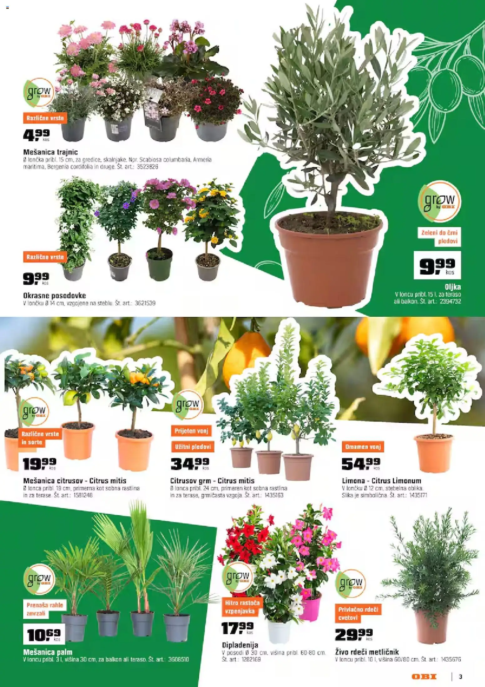 Novi OBI katalog ponudbe – veljaven od 02.04.2026 | Stran: 3 | Izdelki: Limona