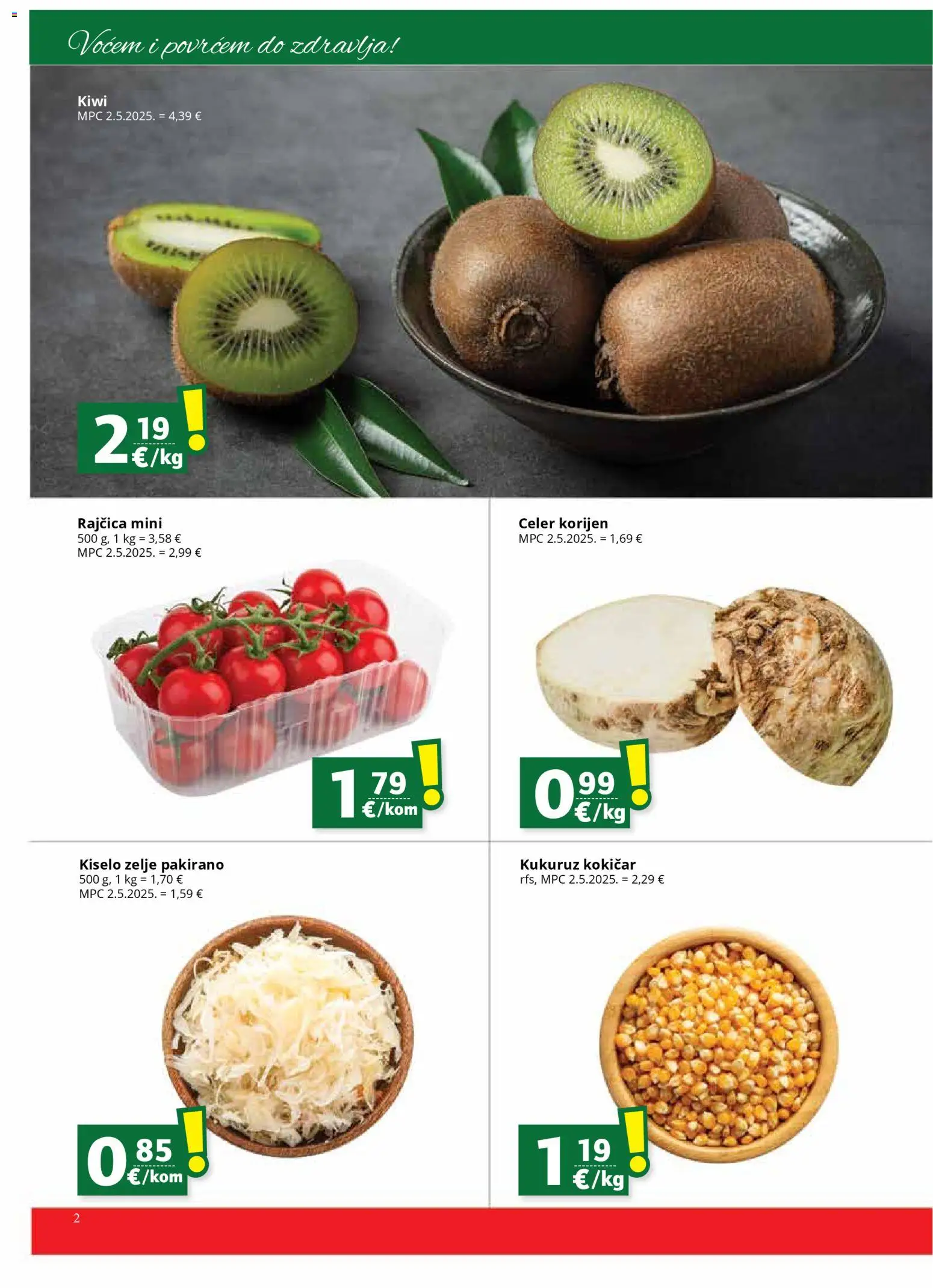 Ribola katalog | vrijedi od 22.10.2025 | Stranica: 2 | Proizvodi: Celer, Kukuruz, Zelje, Rajčica
