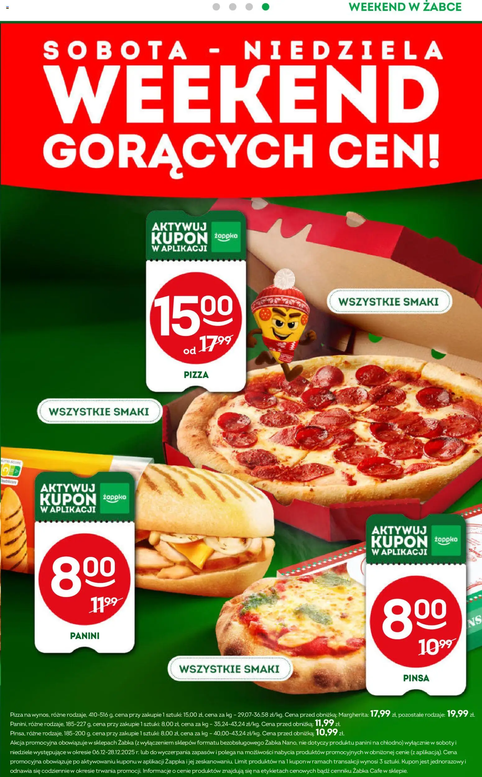Żabka Gazetka - Weekendowe promocje od 05.12.2025 | Strona: 5 | Produkty: Panini, Pizza, Pinsa