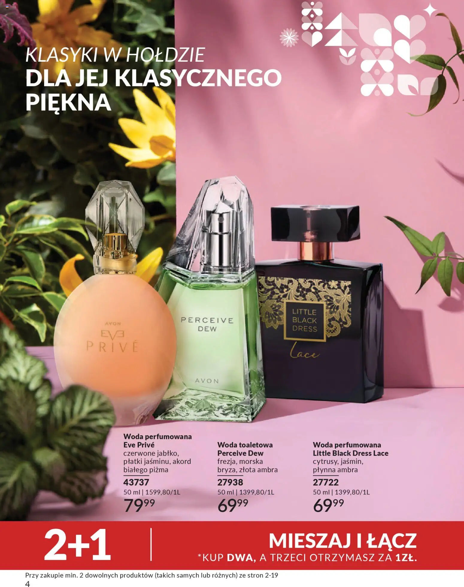 Avon Katalog mini od 16.02.2026 | Strona: 4 | Produkty: Woda toaletowa, Płatki, Woda