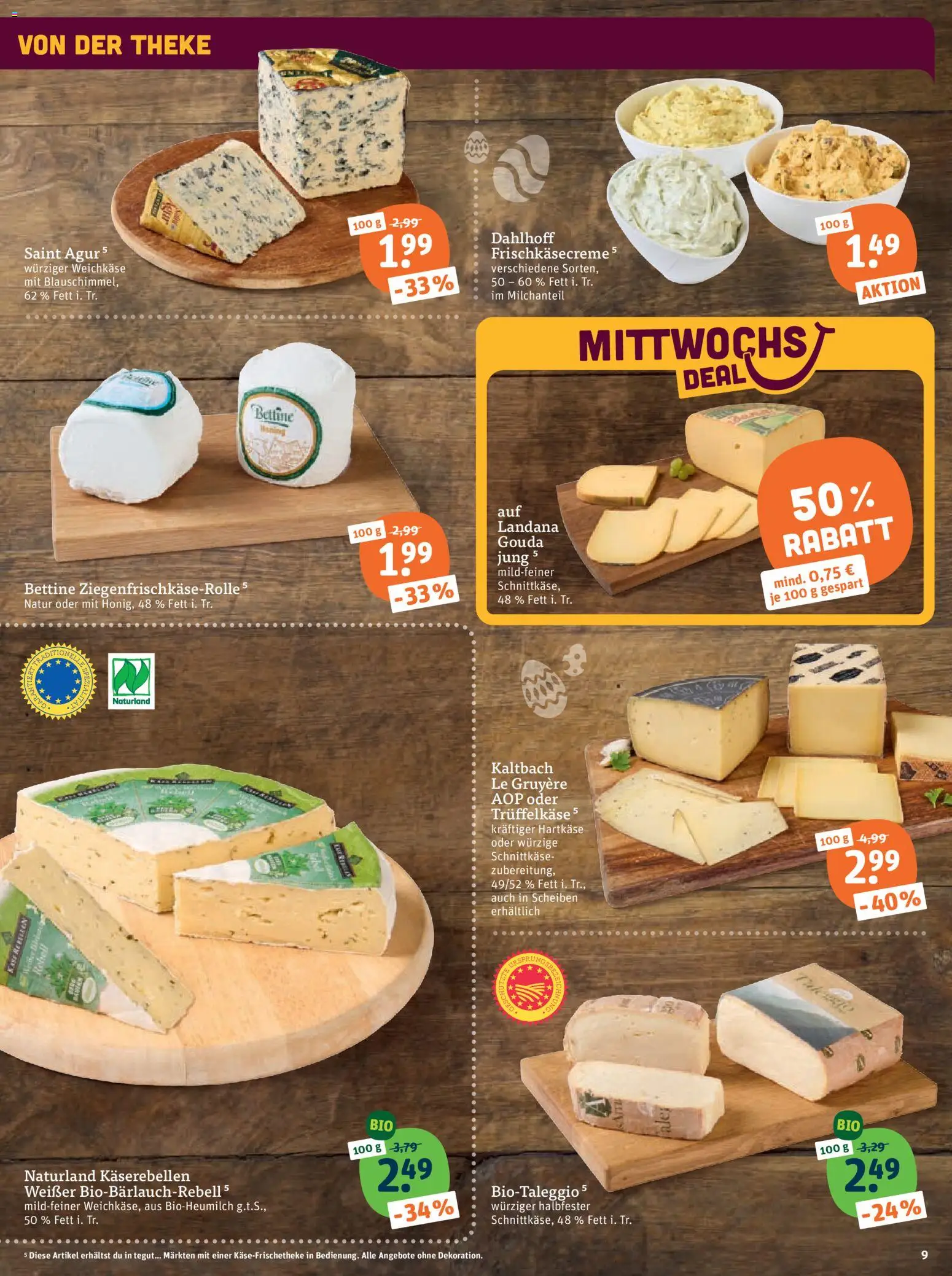 Tegut Prospekt 	 – gültig ab 30.03.2026 | Seite: 11 | Produkte: Theke, Gouda