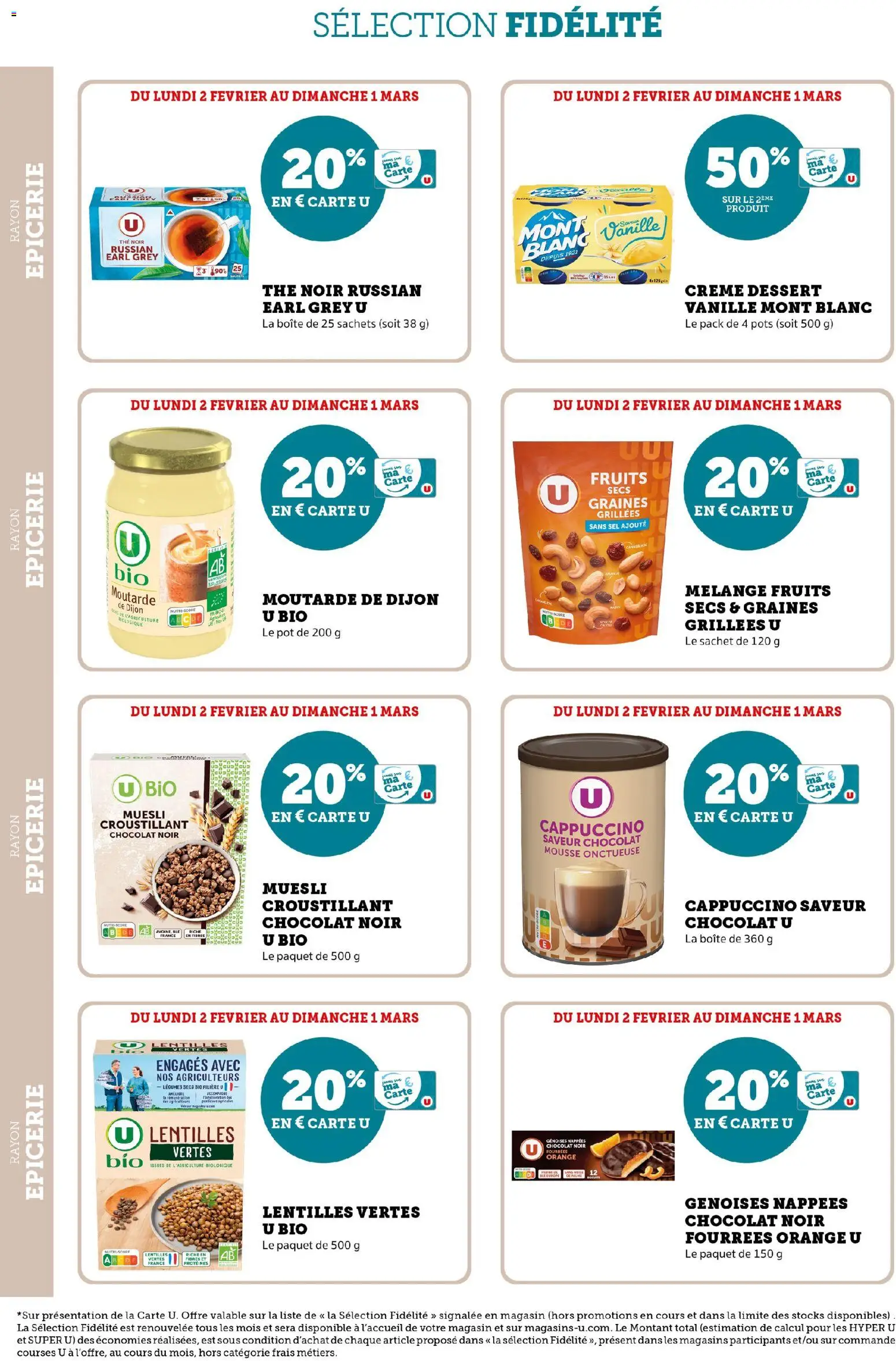 {H1} | Page: 16 | Produits: Orange, Chocolat, Thé, Crème