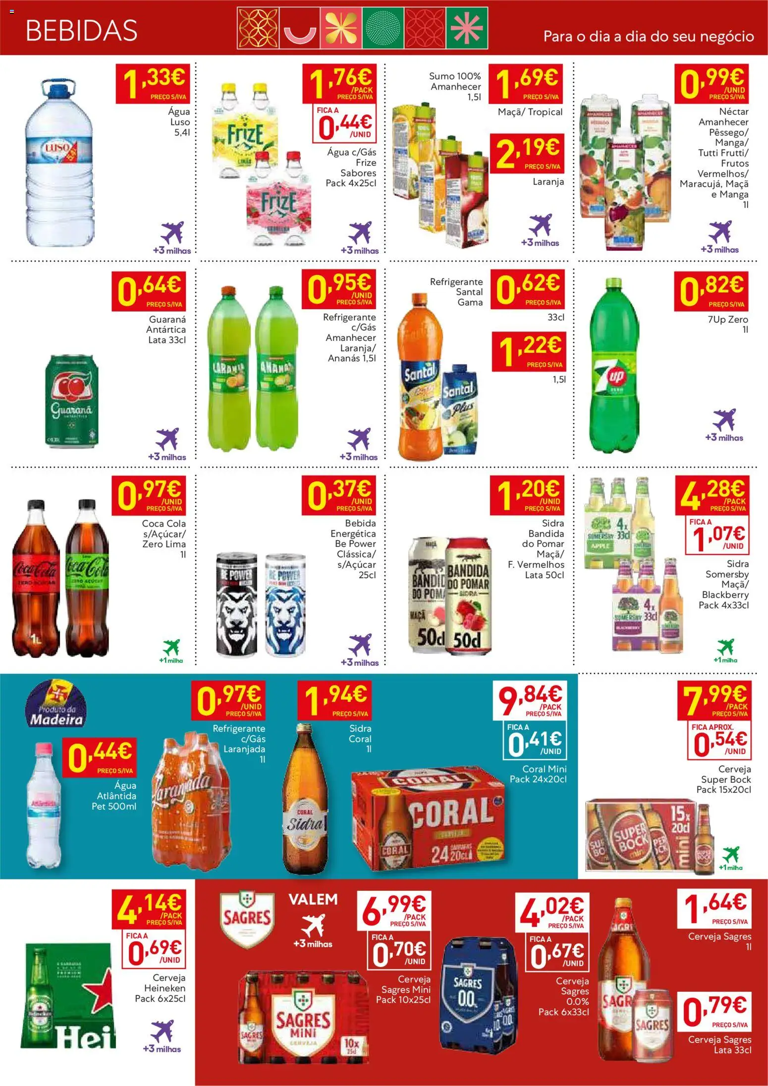 Recheio folheto Madeira │ válido de 09.12.2025 | Página: 10 | Produtos: Super bock, Maça, Sumo, Somersby