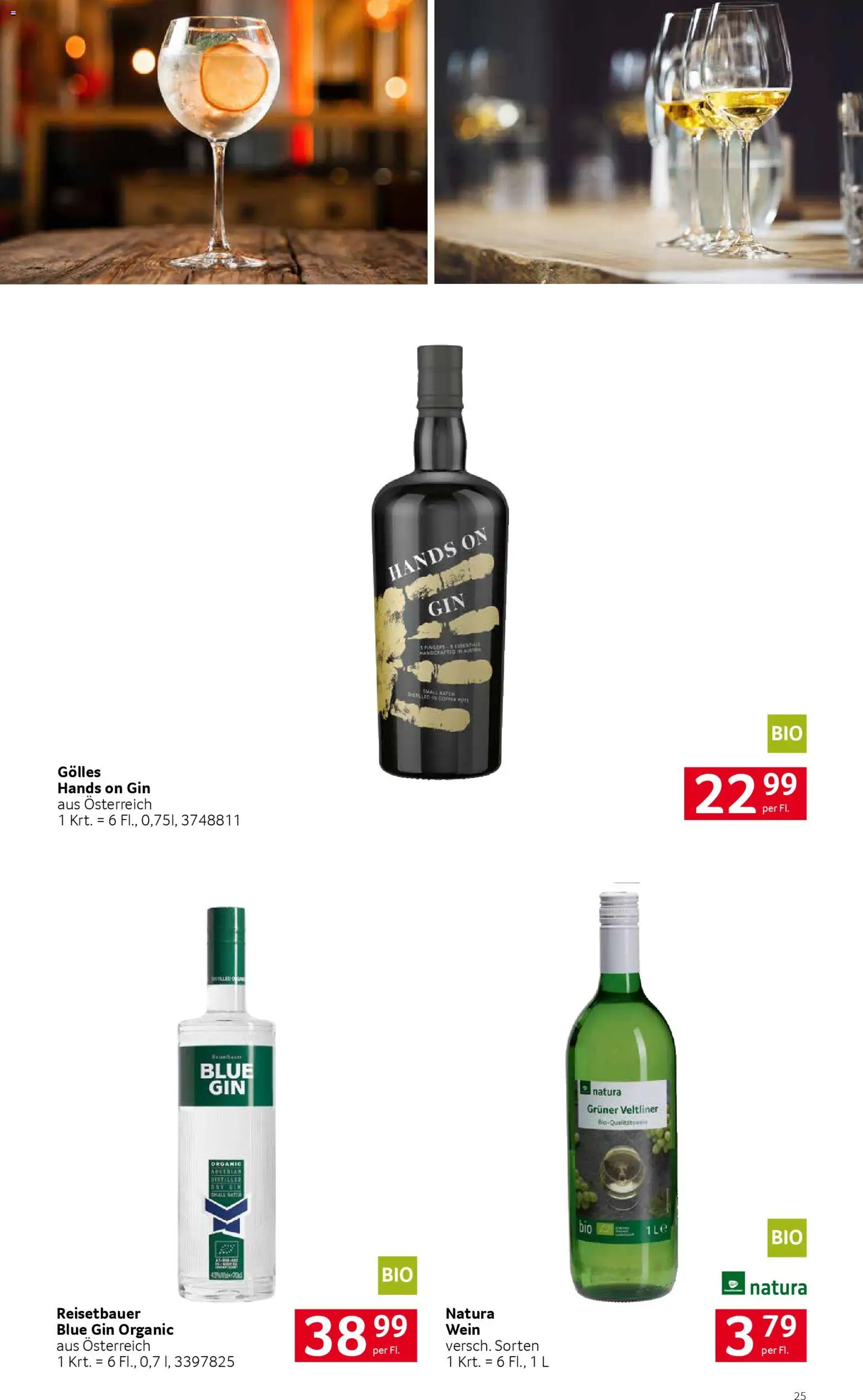Transgourmet Natürlich nachhaltige Vielfalt gültig ab 25.01.2026 | Seite: 25 | Produkte: Gin, Wein