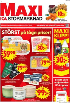 ICA Maxi - Malmö - Förhandsvisning av reklamblad från butik ICA Maxi aktuell från 15.09.2025