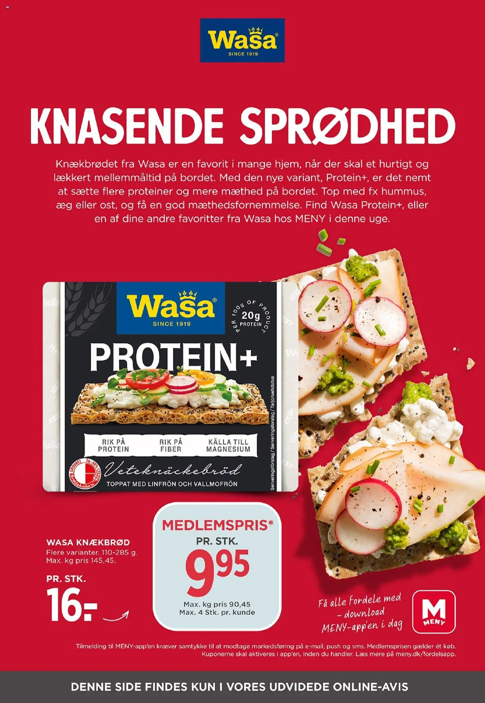 Meny tilbudsavis – gyldig fra 17.04.2026 | Side: 41 | Produkter: Æg, Knækbrød