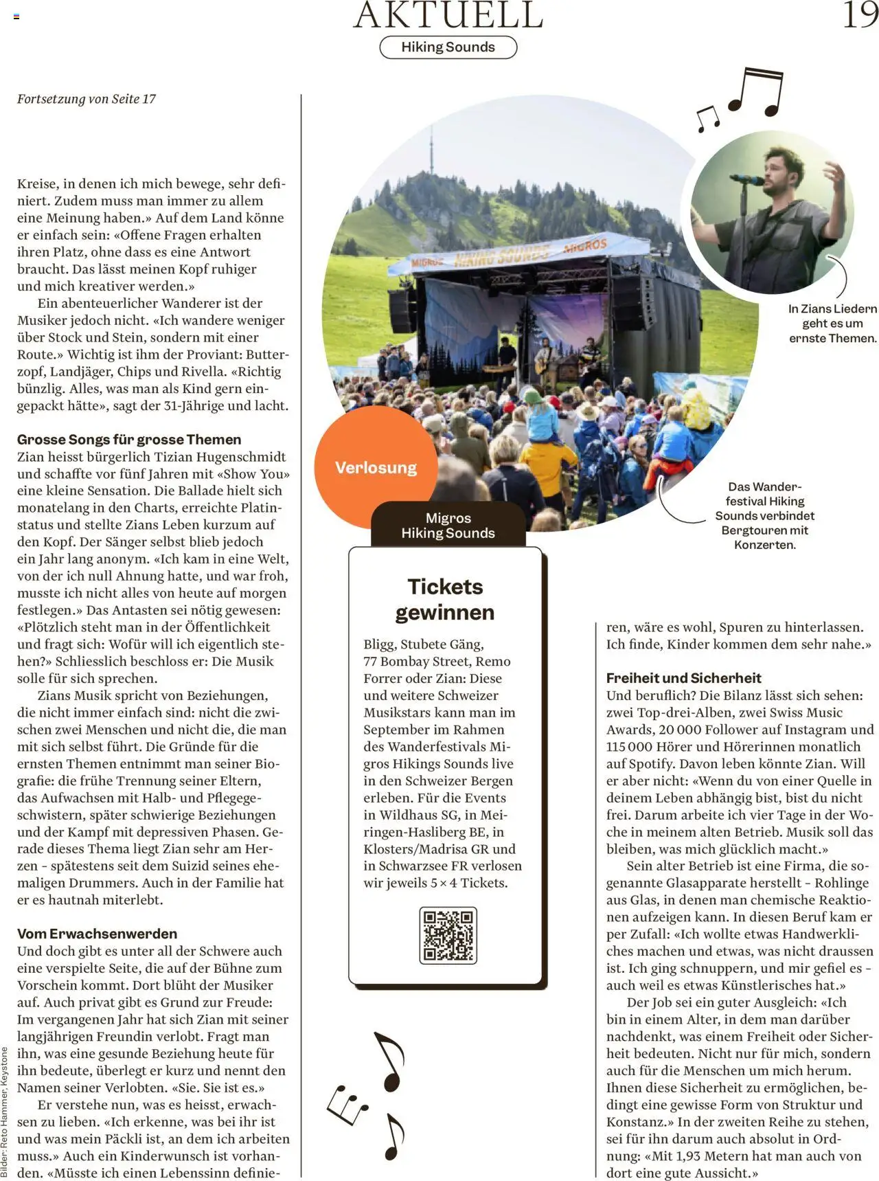 Migros - Magazin ab 18.08.2025 | Seite: 19 | Produkte: Butter, Chips, Sehen, Bilder