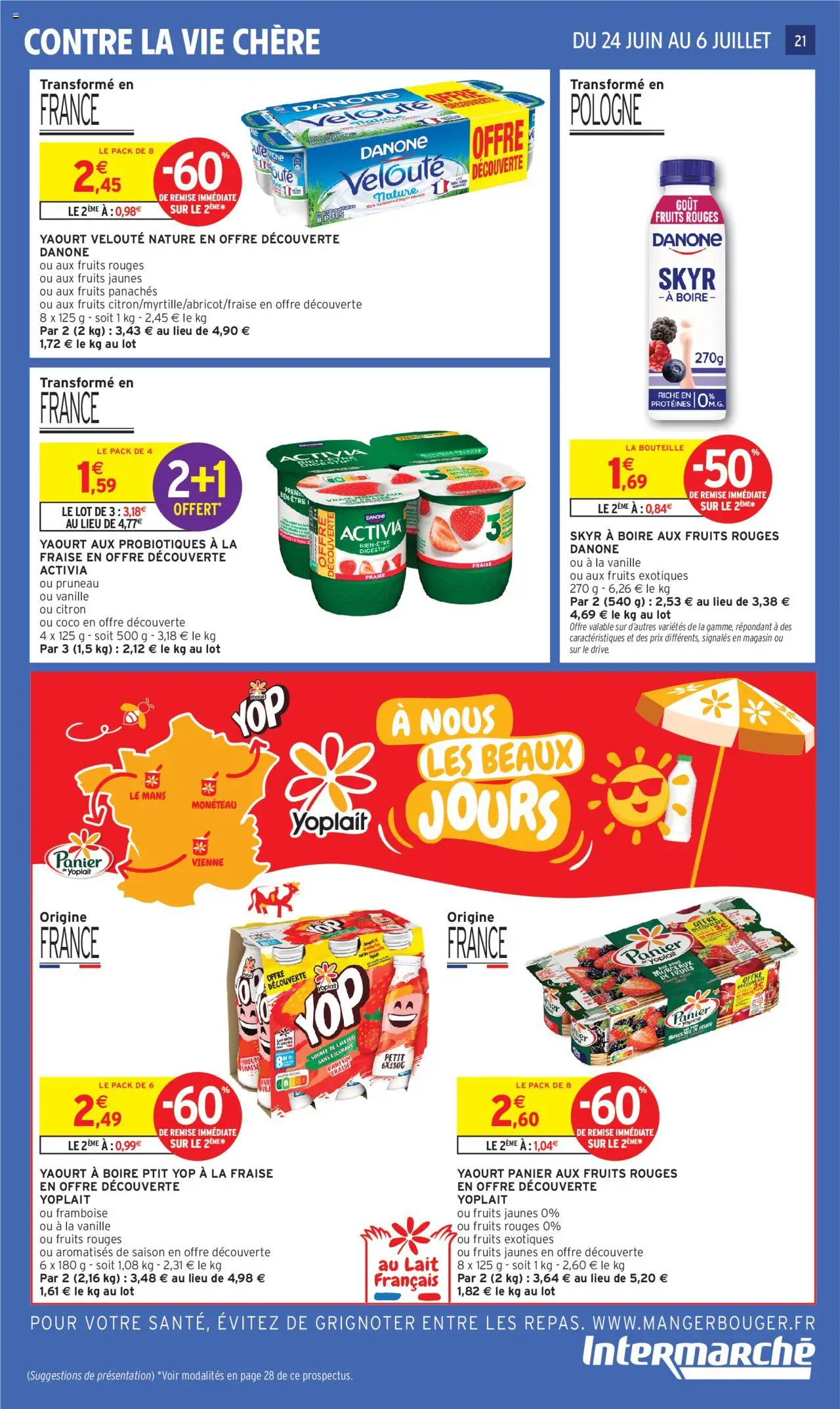  | Page: 23 | Produits: Citron, Fraise, Framboise, Skyr