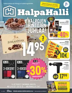 Halpa Halli-mainoslehti voimassa 05.11.2025 alkaen