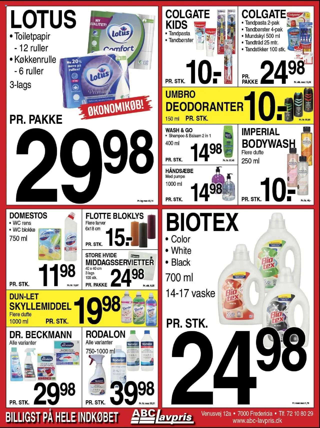 Abc Lavpris tilbudsavis – gyldig fra 08.10.2025 | Side: 7 | Produkter: Shampoo, Balsam, Skyllemiddel, Tandtråd