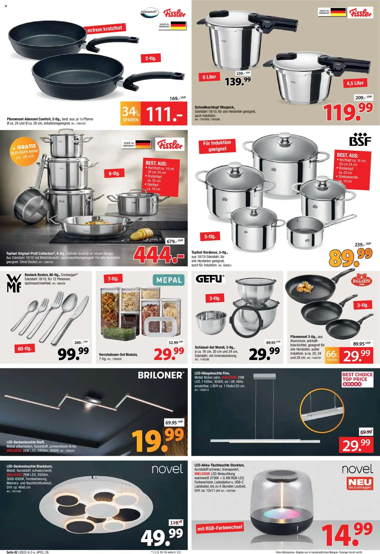 Zurbrüggen Bonus Sonder-Tage – gültig ab 02.03.2026 | Seite: 2 | Produkte: Top