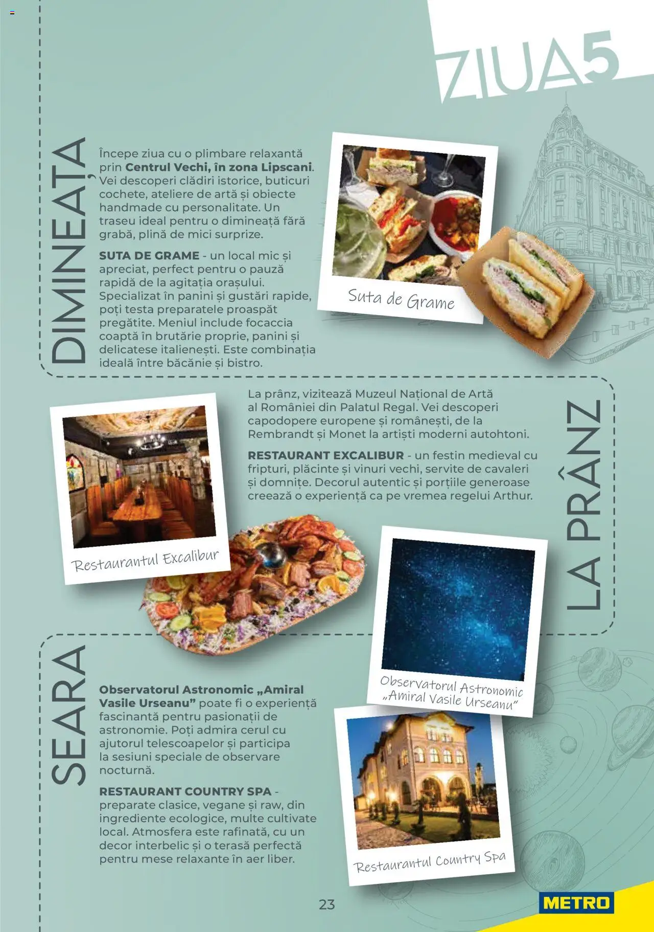 Metro catalog - Ghid de călătorie România – valabil de la 01.08.2025 | Pagină: 23 | Produse: Mici