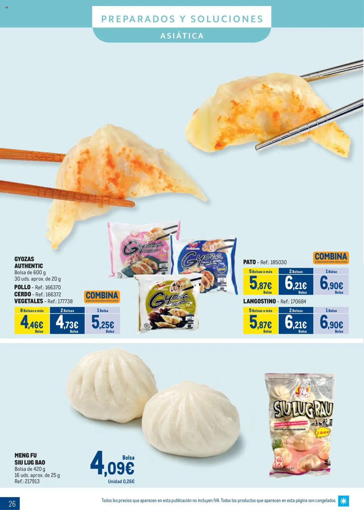 Makro - Congelados Centro │ válido desde el 04.08.2025 | Página: 26 | Productos: Cerdo, Bolsa, Langostino