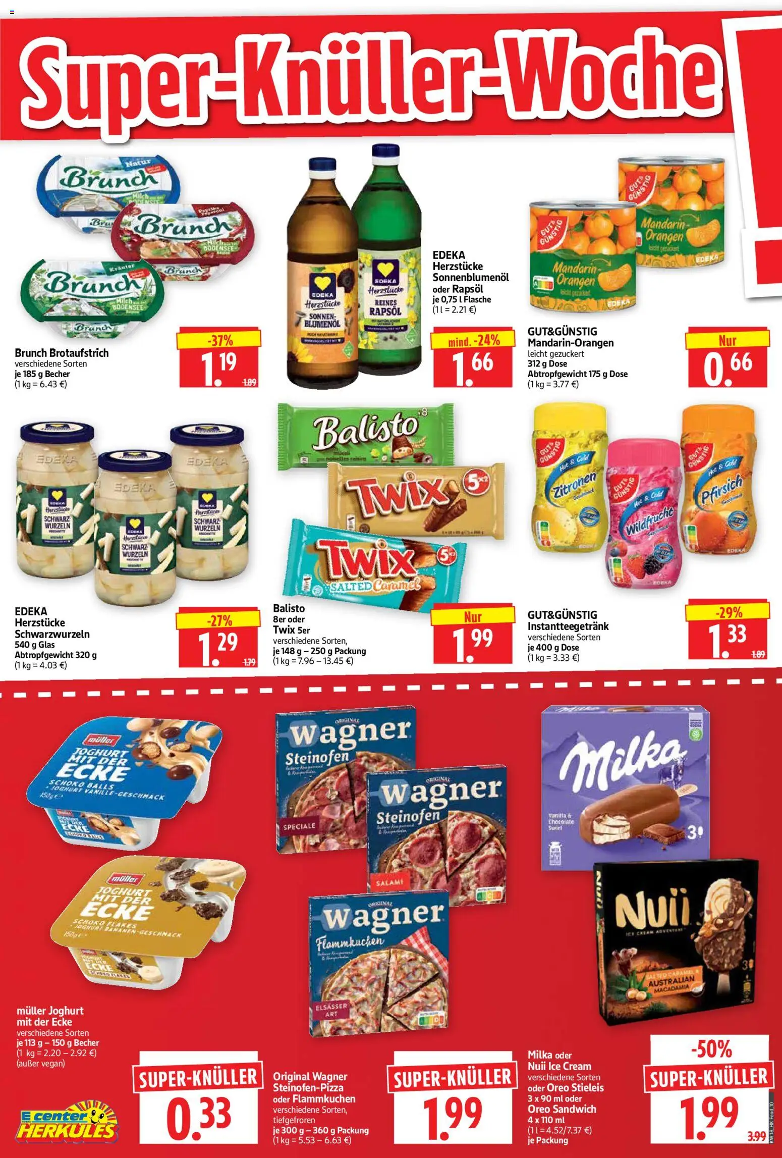 HERKULES Prospekt 	 – gültig ab 27.04.2026 | Seite: 10 | Produkte: Rapsöl, Milka, Salami, Zitronen