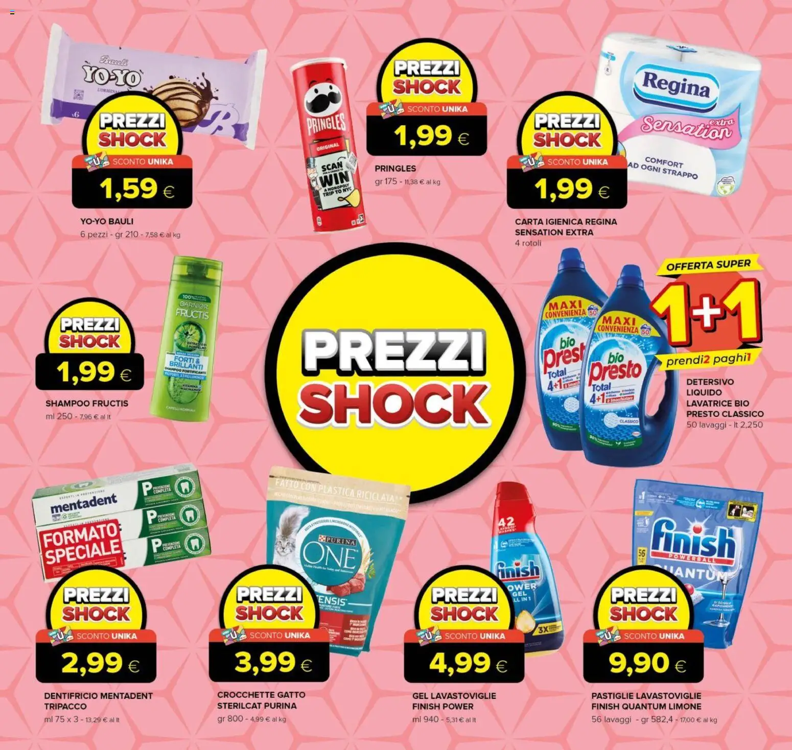 Volantino Oasi del 15.01.2026 | Pagina: 3 | Prodotti: Shampoo, Crocchette, Lavatrice, Lavastoviglie