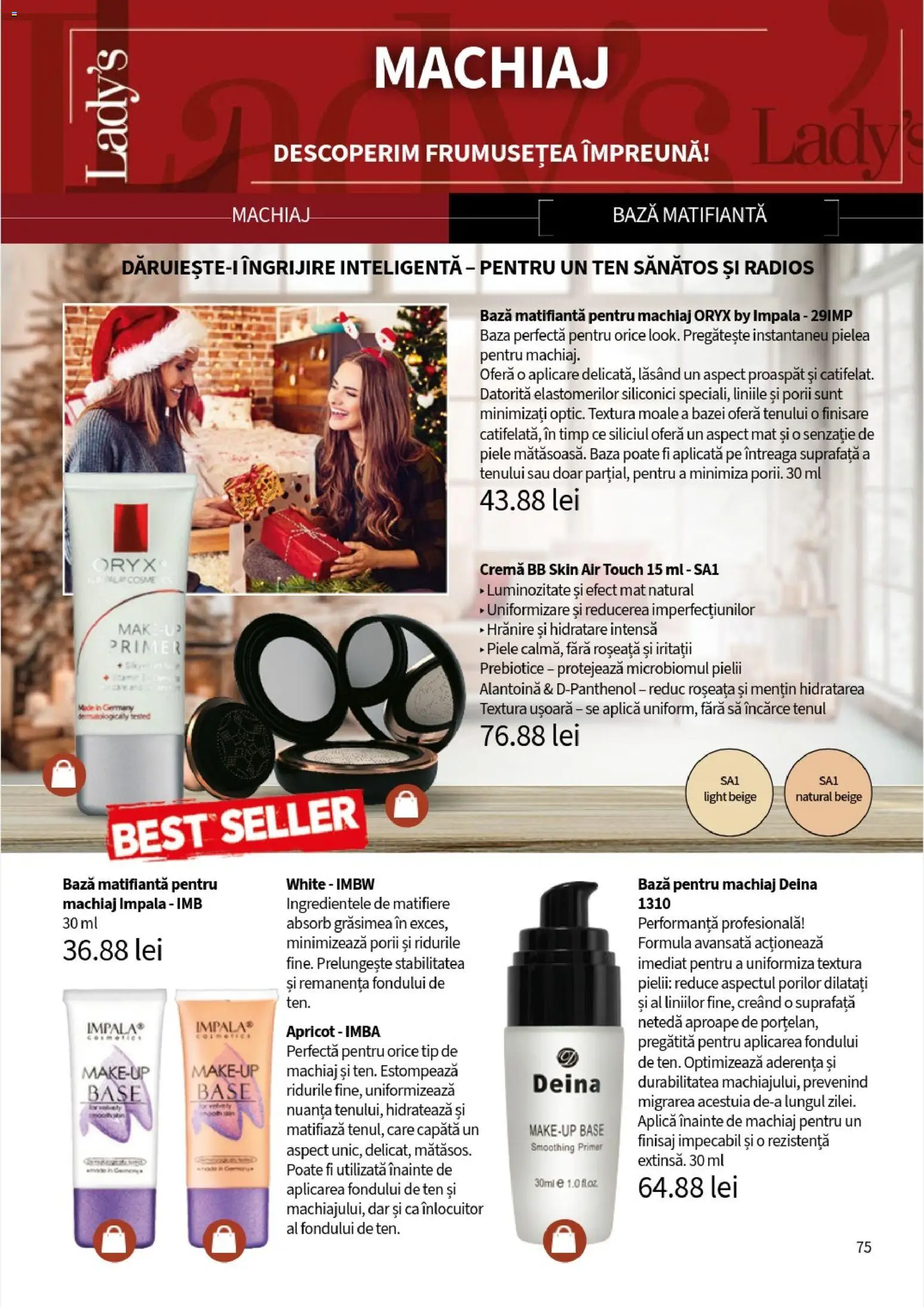 Noul catalog Lady’s – valabil de la 10.11.2025 | Pagină: 77 | Produse: Machiaj, Cremă