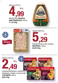 Vista previa Bonpreu folleto válido desde el 21.10.2025 | Página: 59 | Productos: Queso fresco, Πορσελάνη, Pasta, Gamba
