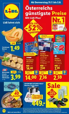 Vorschau von dem Prospekt - Lidl Flugblatt - Fohnsdorf, Neunkirchen, Graz gültig ab 31.07.2025