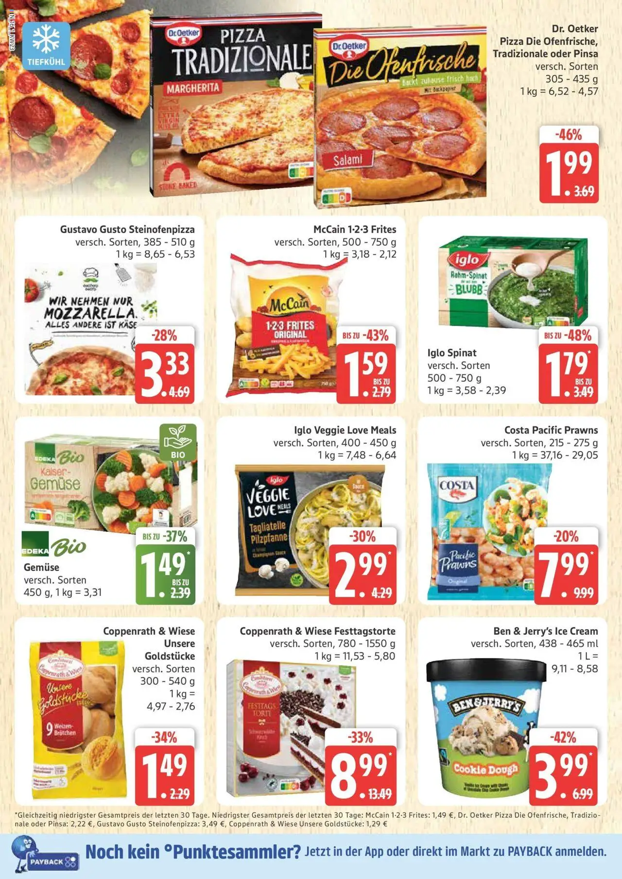 Marktkauf - Marktkauf: Wochenangebote - gültig ab dem 01.06.2025 | Seite: 16 | Produkte: Gustavo gusto, Iglo, McCain, Salami