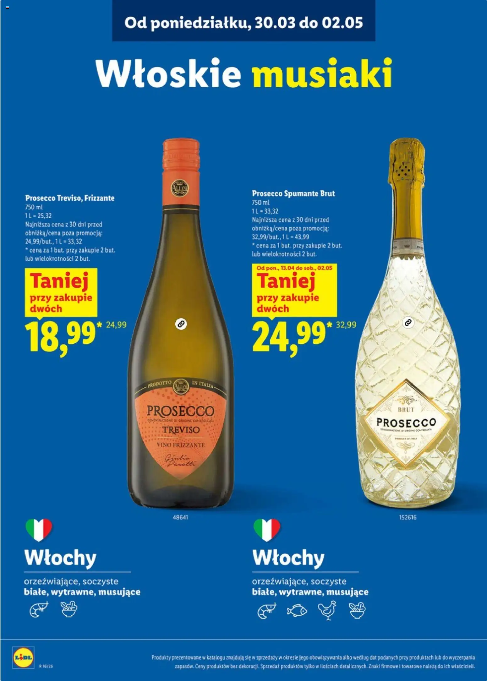 Lidl Katalog karta win od 13.04.2026 | Strona: 22 | Produkty: Prosecco