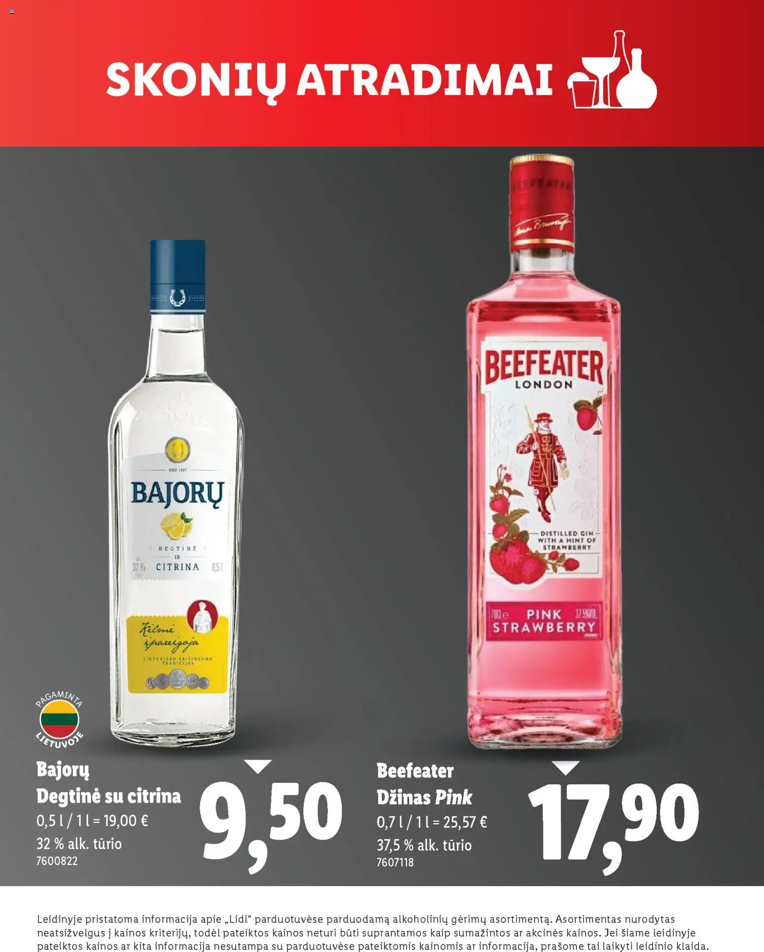 LIDL akcijos nuo 01.12.2025 | Puslapis: 3 | Prekių: Degtinė, Džinas
