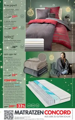 Matratzen Concord Flugblatt ab 26.11.2025 gültig | Seite: 8 | Produkte: Matratze, Decke