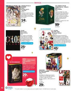 E.Leclerc - Prévisualisation de E.Leclerc Catalogue  spécial Noël valide à partir de 11.11.2025 | Page: 42 | Produits: Manga, Vidéo, Jeu vidéo, Thé