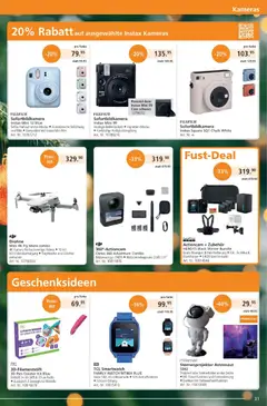 Fust Aktionen ab 01.01.2025 gültig | Seite: 31 | Produkte: Decke, Smartwatch, Speicherkarte, Drohne