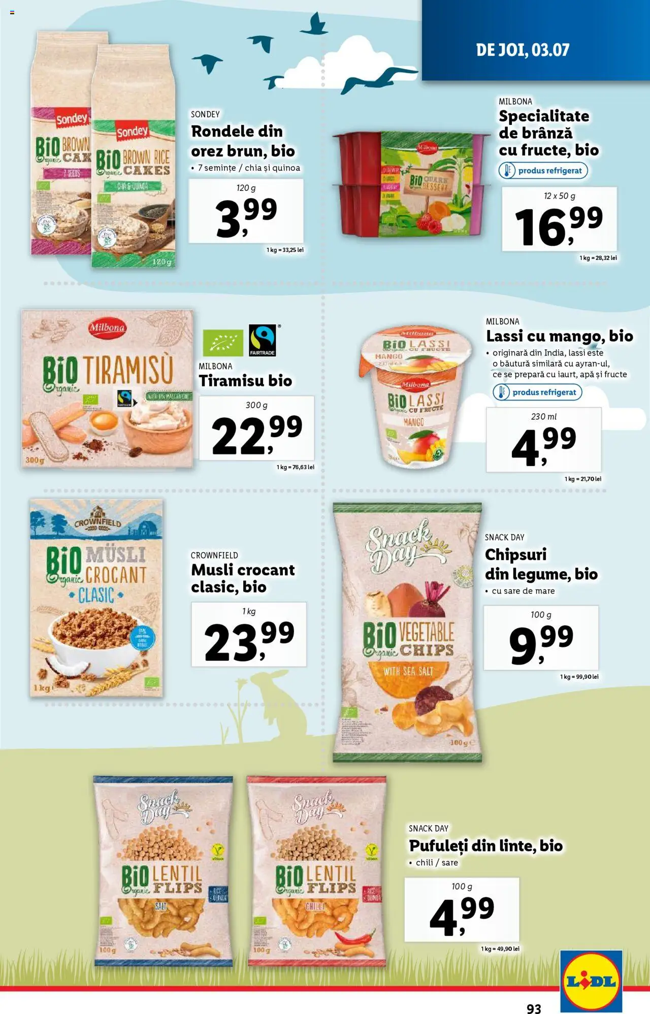 Catalog Lidl – valabil de la 30.06.2025 | Pagină: 93 | Produse: Semințe, Tiramisu, Apă, Mango