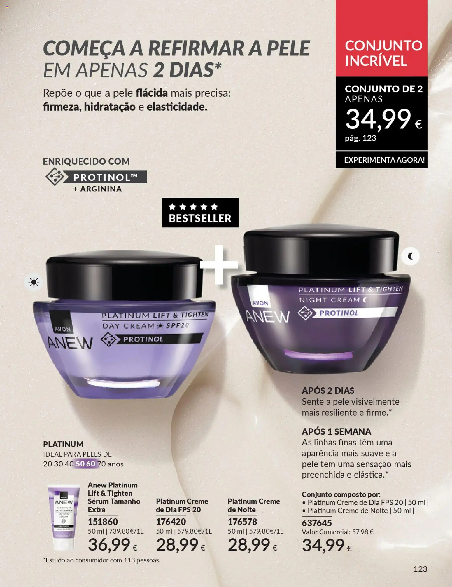 Catálogo Avon Campanha 1 │ válido de 01.01.2026 | Página: 123 | Produtos: Sérum, Creme