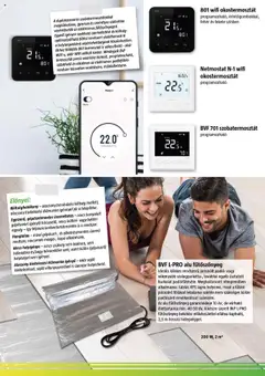 Bauhaus akciós ujság - amely érvényes a következő dátumtól: 16.06.2025 | Oldal: 13 | Termékek: Laminált padló, Termosztát