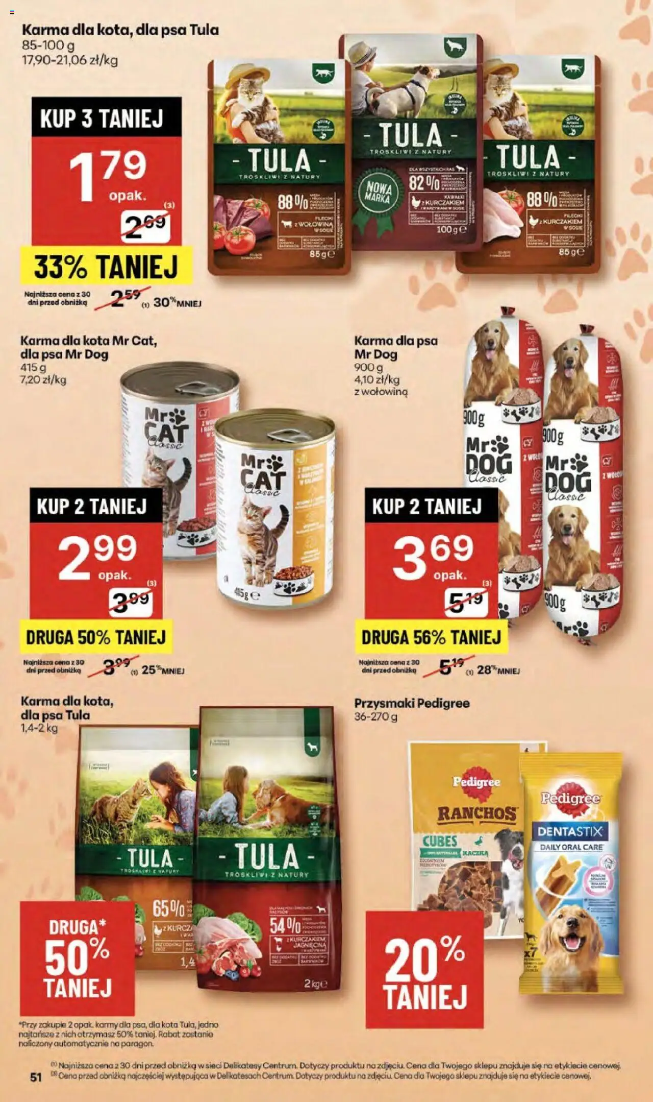Delikatesy Centrum Gazetka - Sklepy Własne od 11.09.2025 | Strona: 51 | Produkty: Kaczka, Delikatesy, Karma dla kota, Wołowina