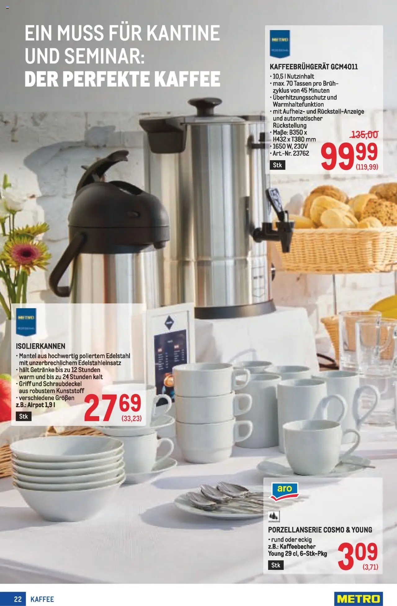 Metro  Kaffee Spezial gültig ab 04.09.2025 | Seite: 22 | Produkte: Mantel, Kaffee