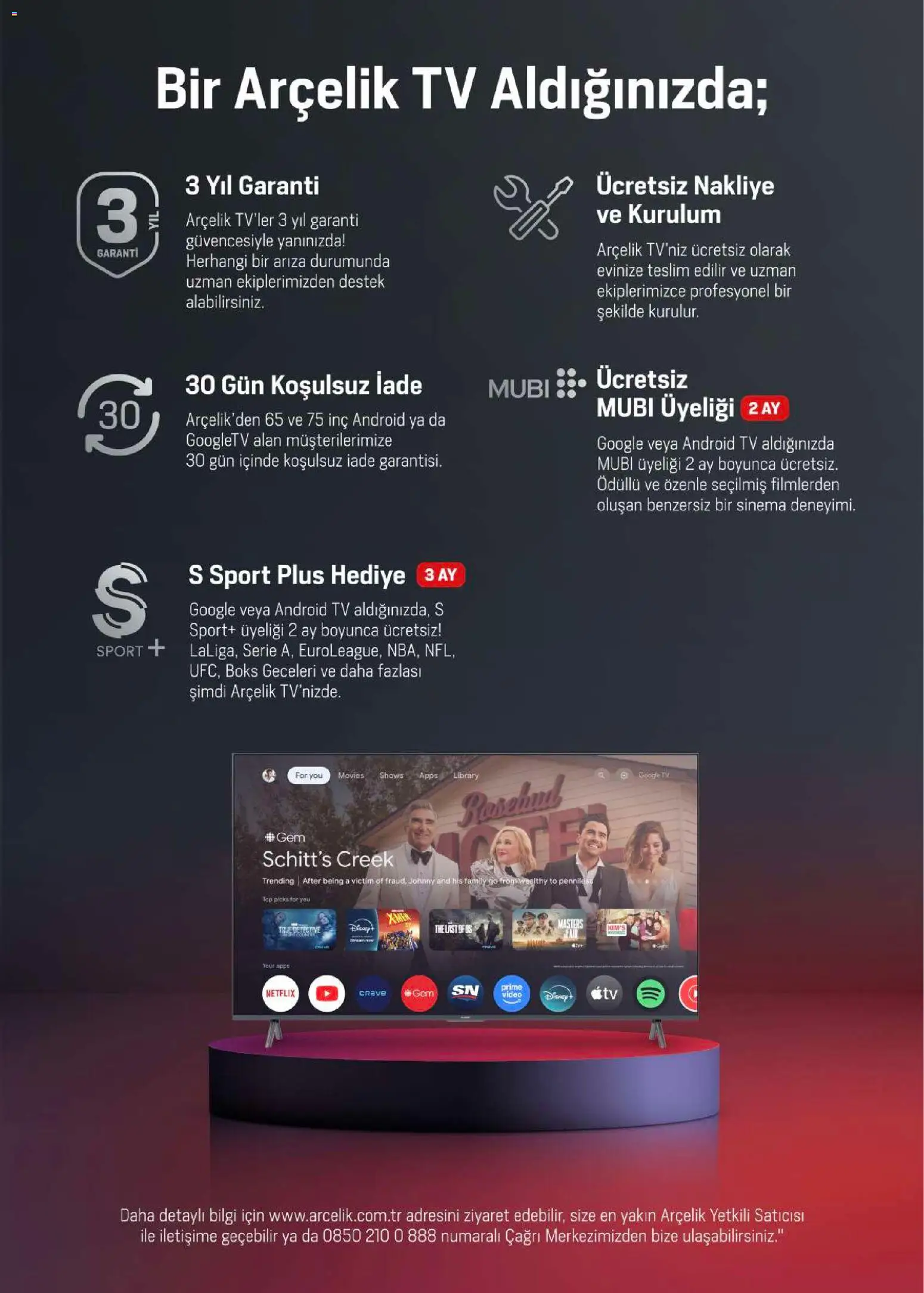 Arçelik Katalog - 16.12.2025 tarihinden itibaren geçerlidir | Sayfa: 80 | Ürünler: TV, Video