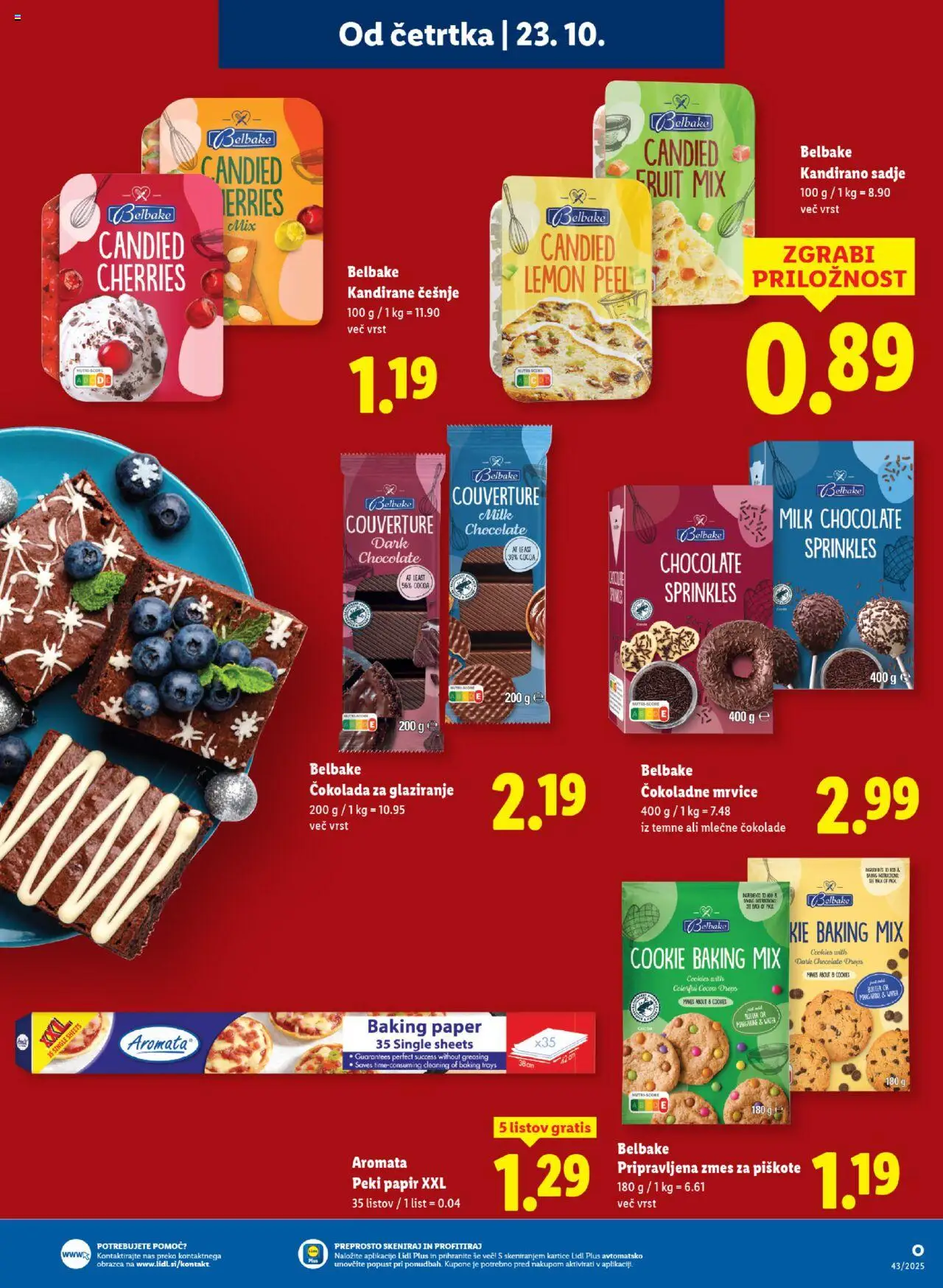 Novi Lidl katalog ponudbe – veljaven od 23.10.2025 | Stran: 19 | Izdelki: Cokolada, Sadje