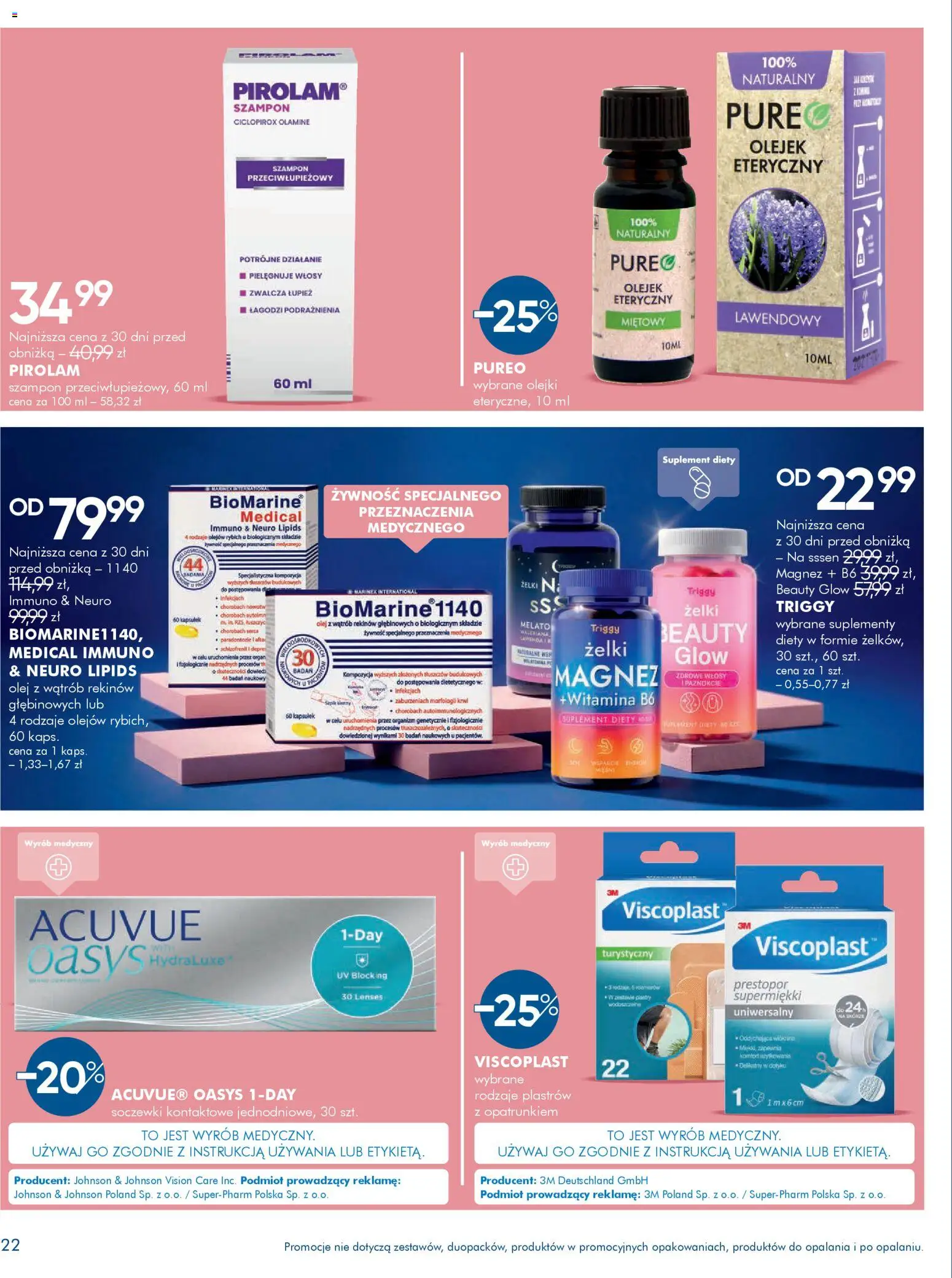 Super-pharm gazetka od 08.04.2026 | Strona: 22 | Produkty: Żelki, Olej, Szampon