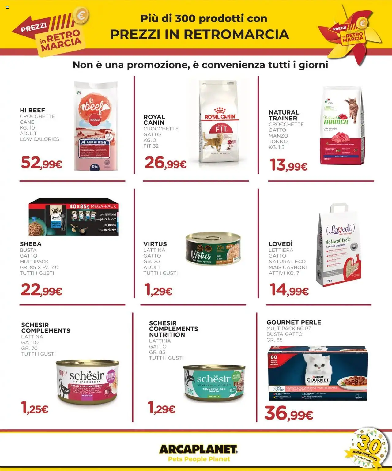 Volantino Arcaplanet del 01.08.2025 | Pagina: 27 | Prodotti: Pollo, Salsa, Tonno, Mais
