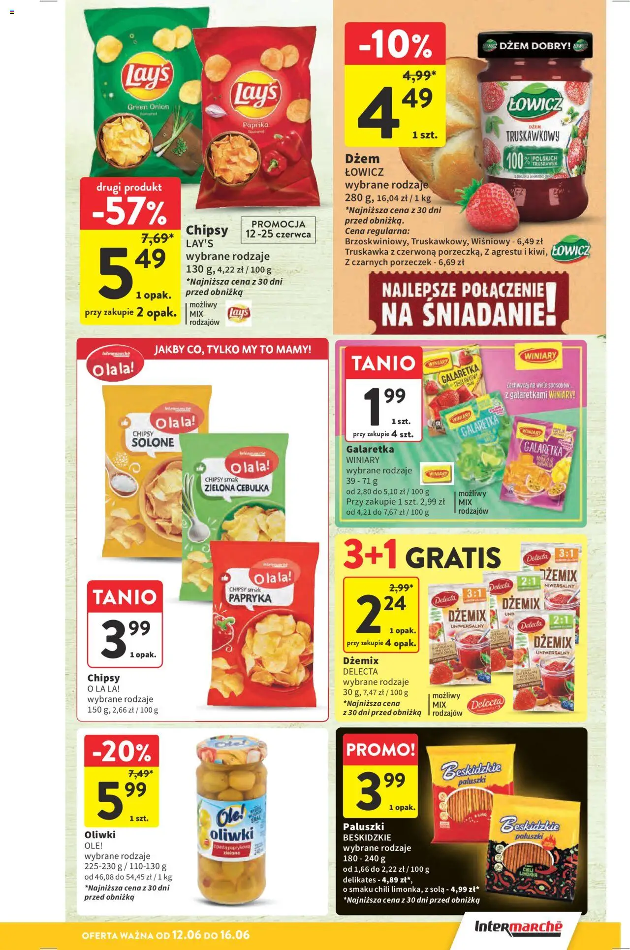 Intermarche Gazetka od 12.06.2025 | Strona: 29 | Produkty: Mango, Chipsy, Papryka, Lays
