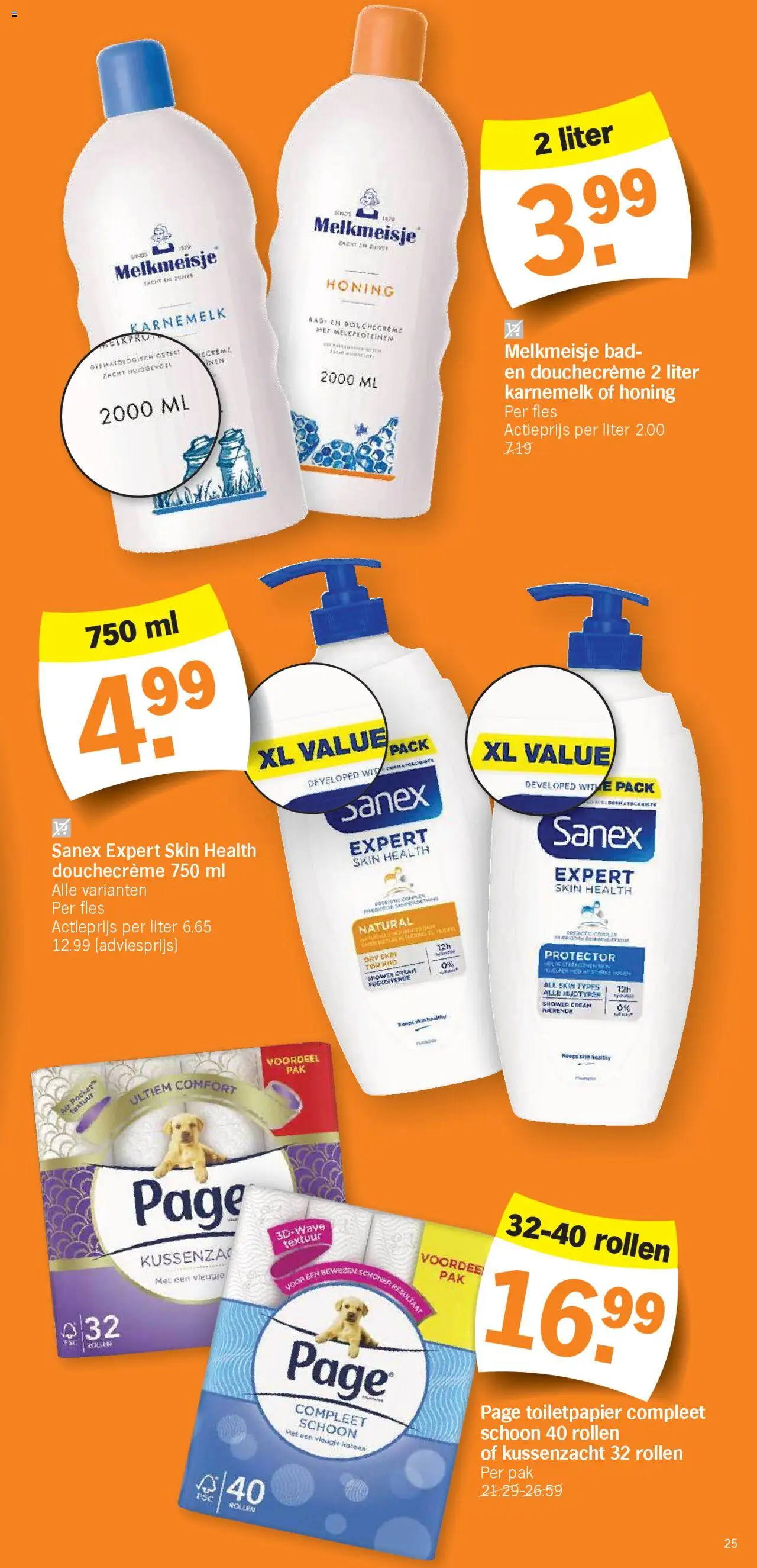  | Pagina: 25 | Producten: Fles, Karnemelk, Toiletpapier, Bad