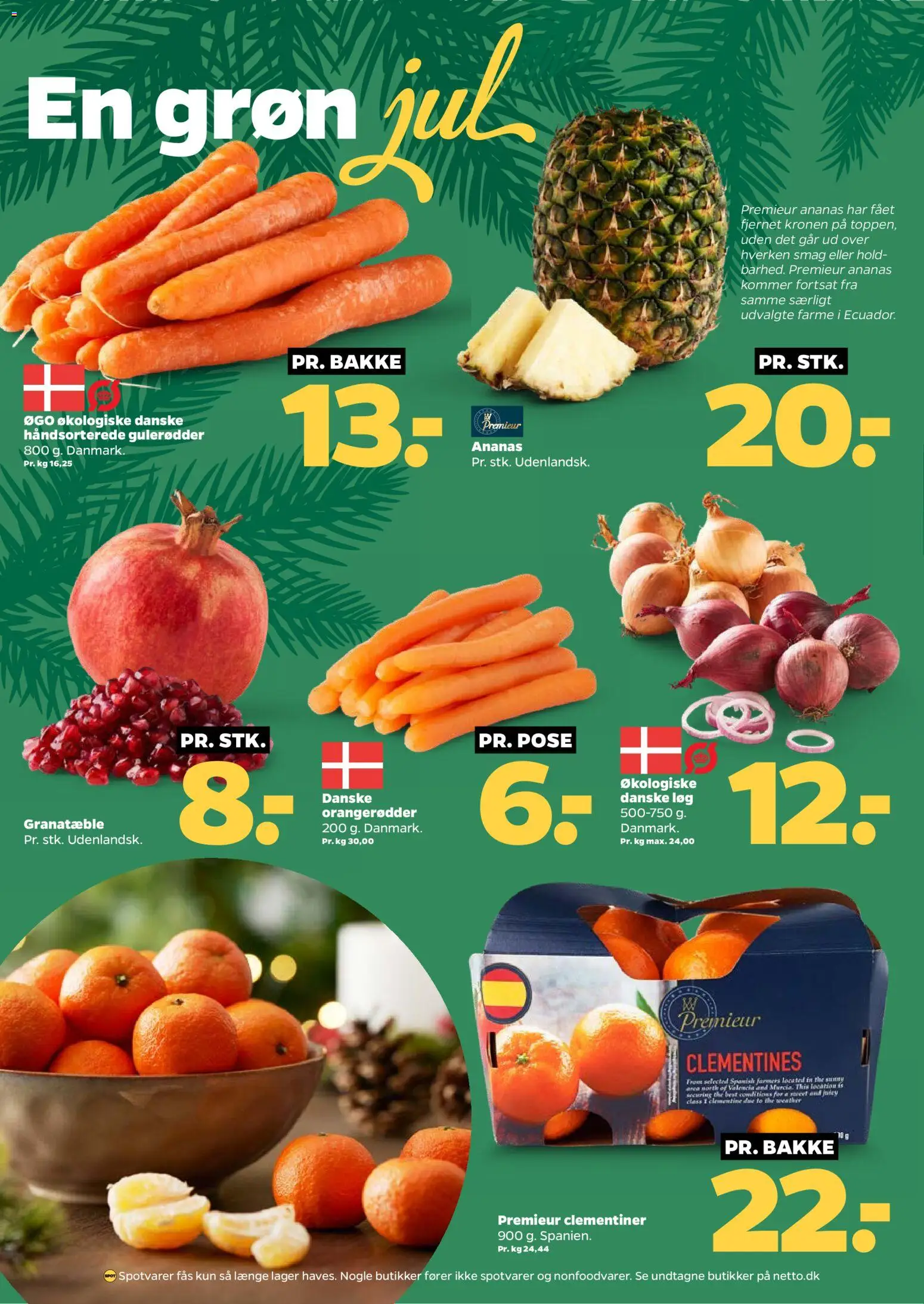 Netto tilbudsavis – gyldig fra 06.12.2025 | Side: 10 | Produkter: Ananas, Gulerødder, Løg, Is