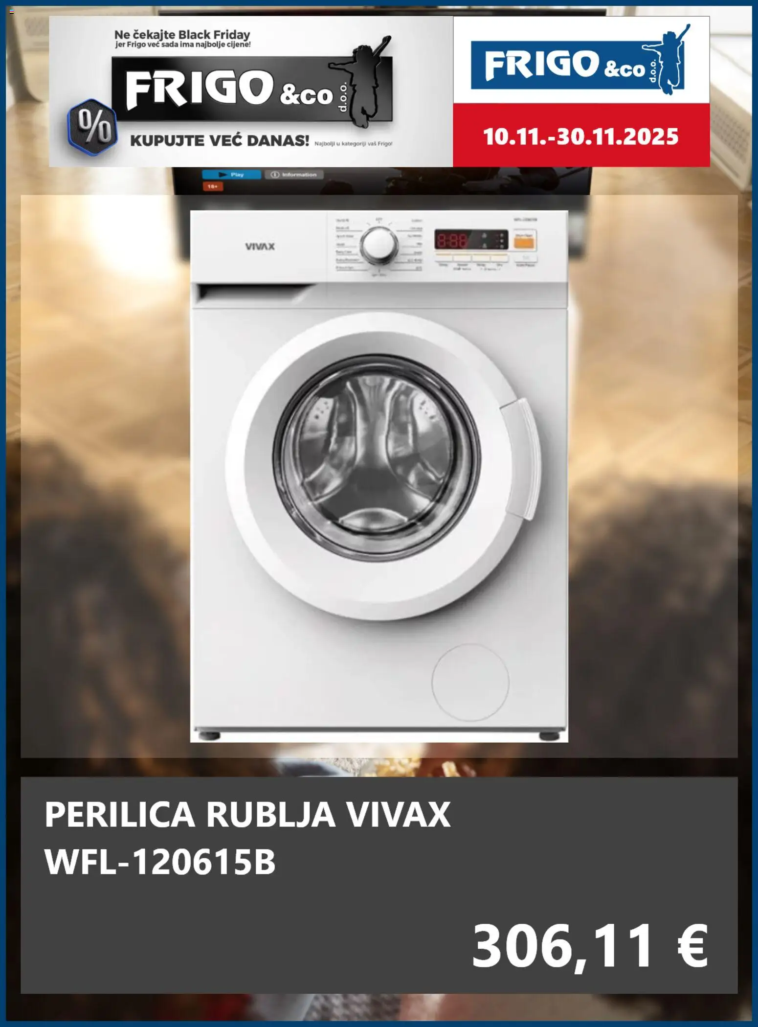 FRIGO & Co. katalog | vrijedi od 10.11.2025 | Stranica: 2 | Proizvodi: Perilica rublja