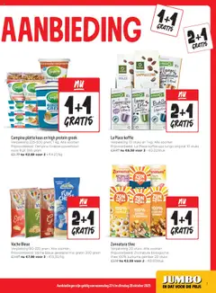 JUMBO folder / publicité - Voorbeeld van een folder van JUMBO, geldig van 22.10.2025 | Pagina: 3 | Producten: Thee, Fruit, Yoghurt, Koffie