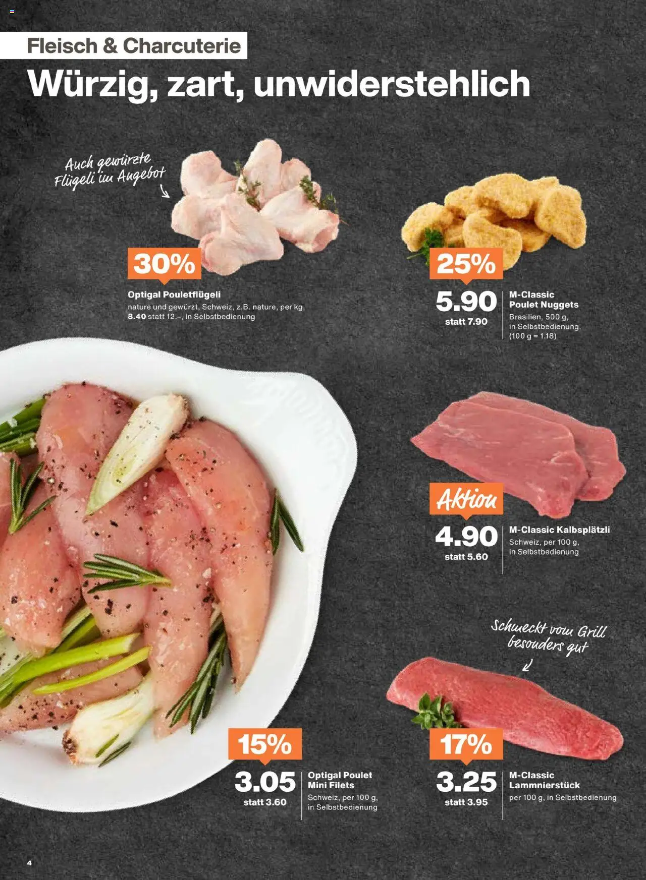 Migros Aktionen ab 24.06.2025 | Seite: 4 | Produkte: Grill