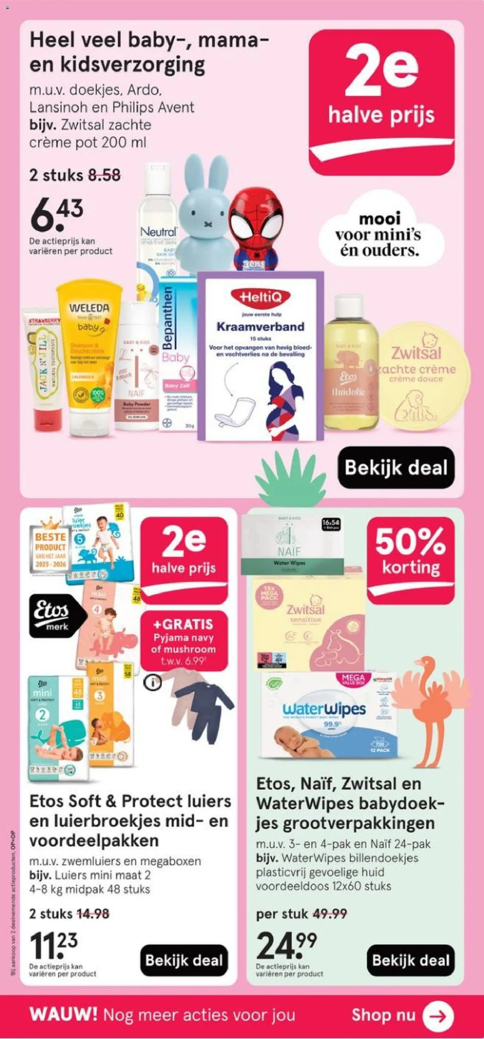 {H1} | Pagina: 47 | Producten: Pyjama, Pot, Babydoekjes, Zalf