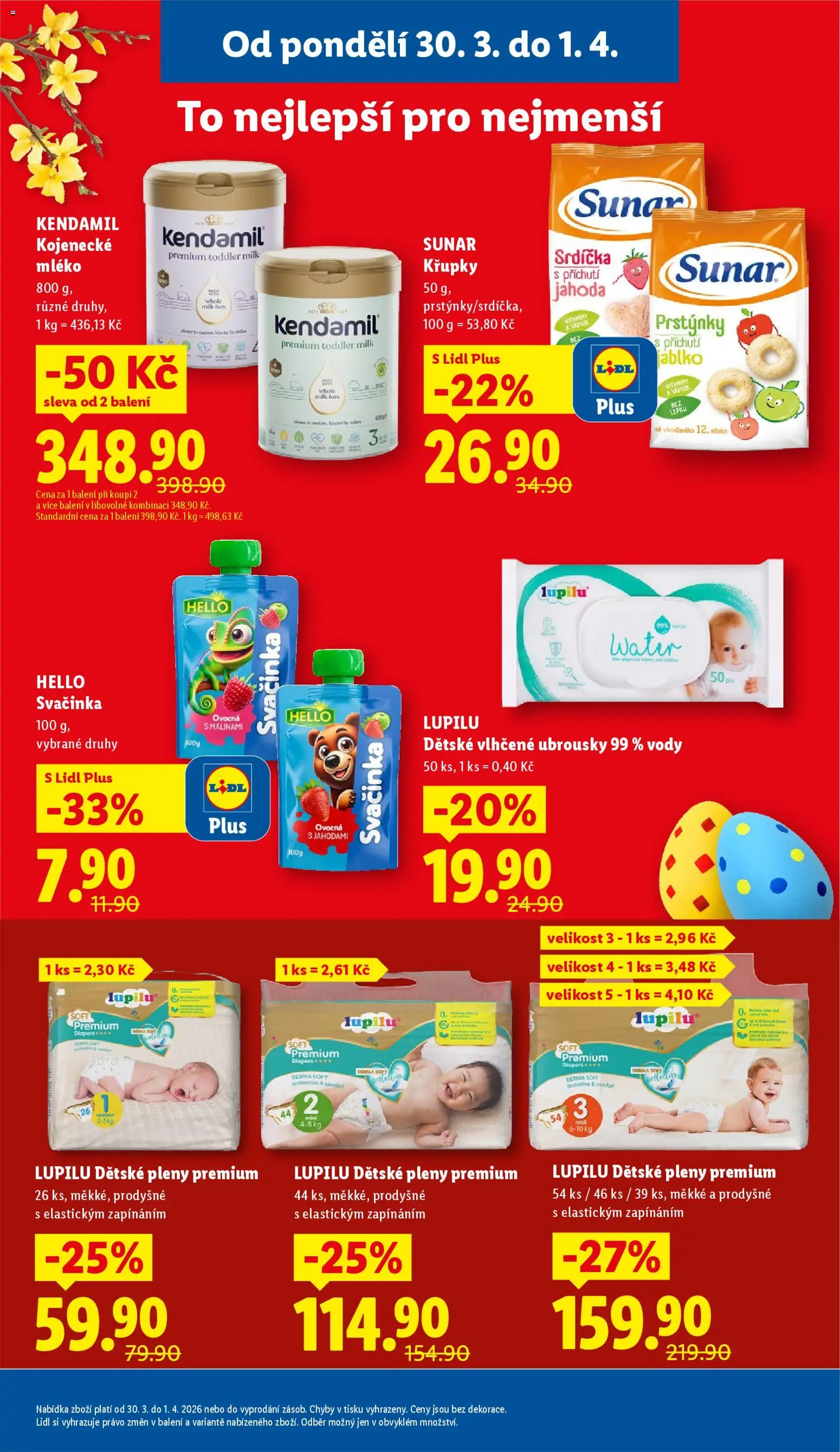 Lidl leták od 30.03.2026 💥 Nenechte si ujít TOP nabídky! ⭐ | Ceská republika