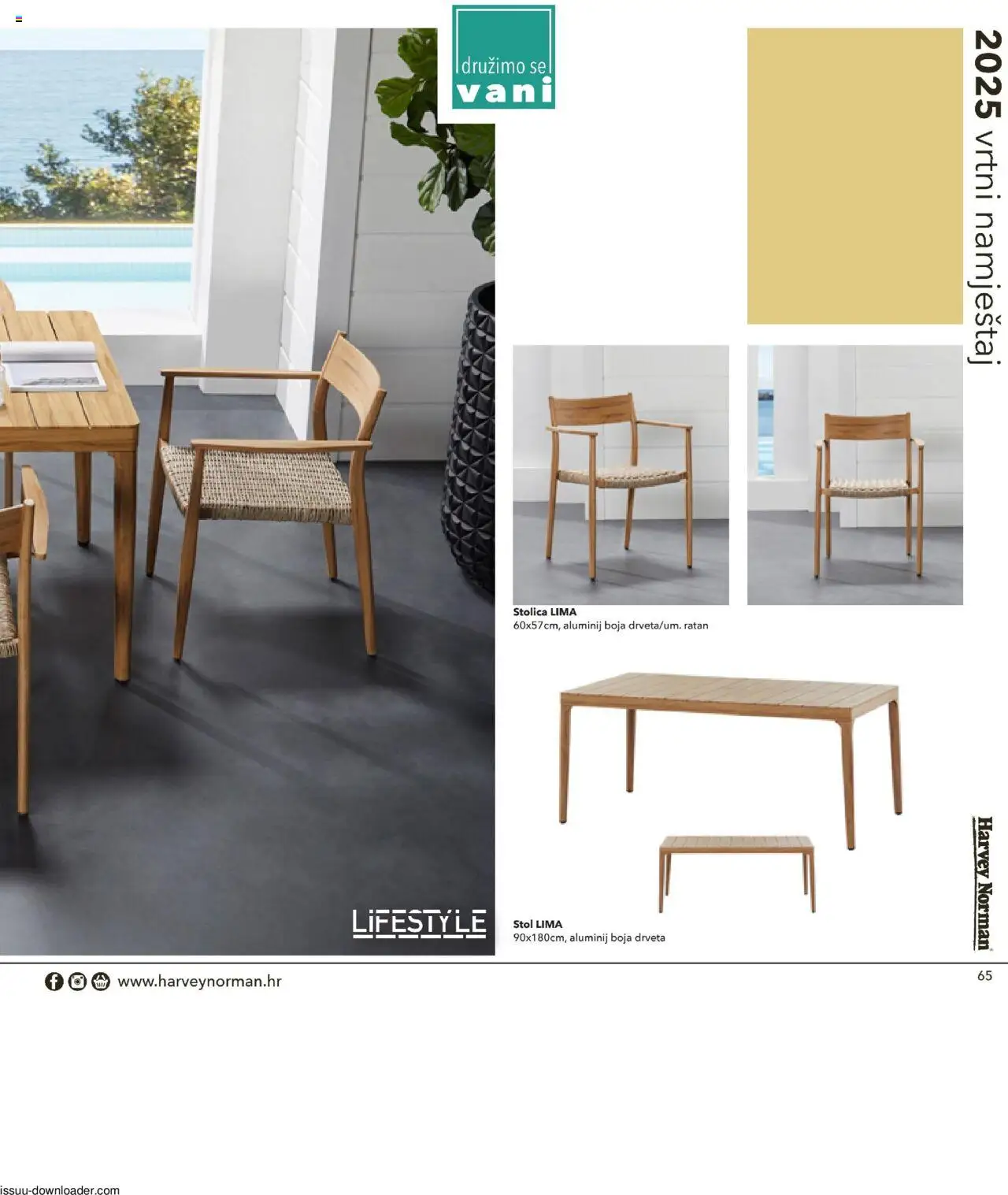 Harvey Norman katalog | vrijedi od 19.03.2025 | Stranica: 65 | Proizvodi: Stol, Stolica, Vrtni namještaj