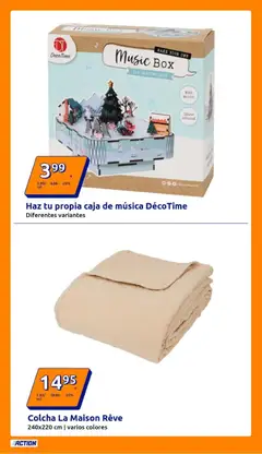 Vista previa Action - Action ES week 43 2025 válido desde el 22.10.2025 | Página: 17 | Productos: Colcha, Caja