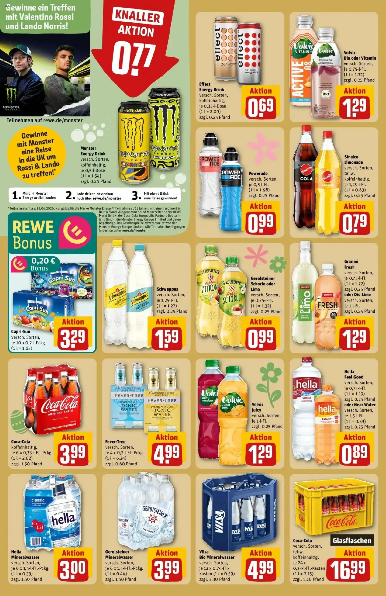 Rewe Prospekt Osnabrück	 – gültig ab 30.03.2026 | Seite: 20 | Produkte: Capri sun, Energy, Limonade, Gerolsteiner