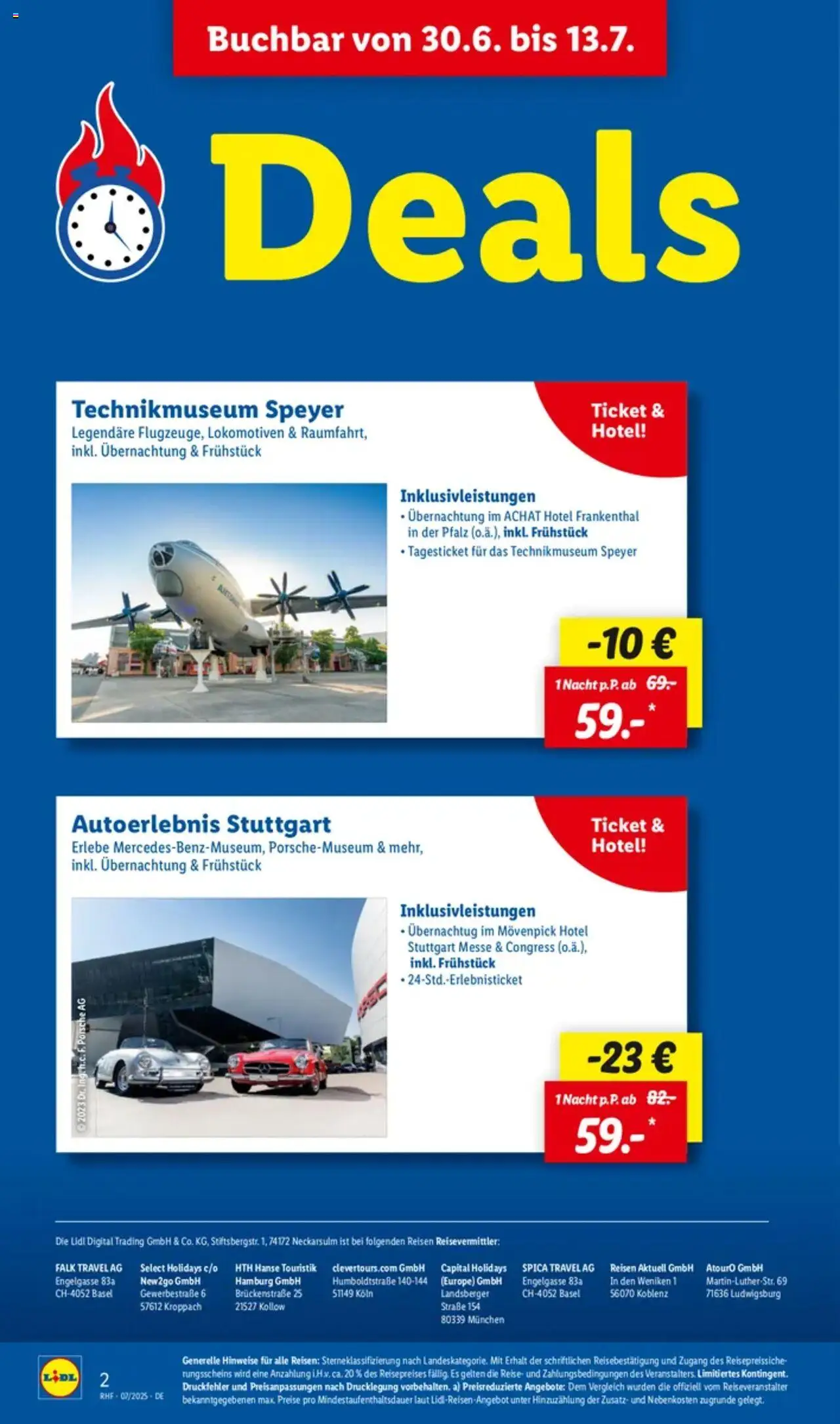 Lidl Reisen Prospekt 	 – gültig ab 28.06.2025 | Seite: 2