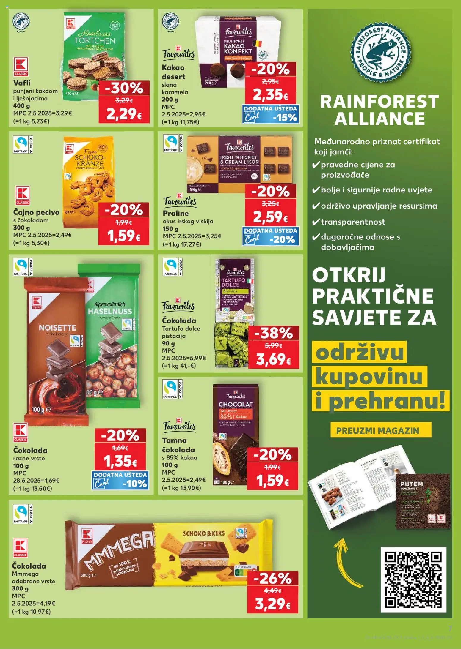 Kaufland katalog | vrijedi od 01.04.2026 | Stranica: 7 | Proizvodi: Keks, Vafli, Kakao, Pecivo